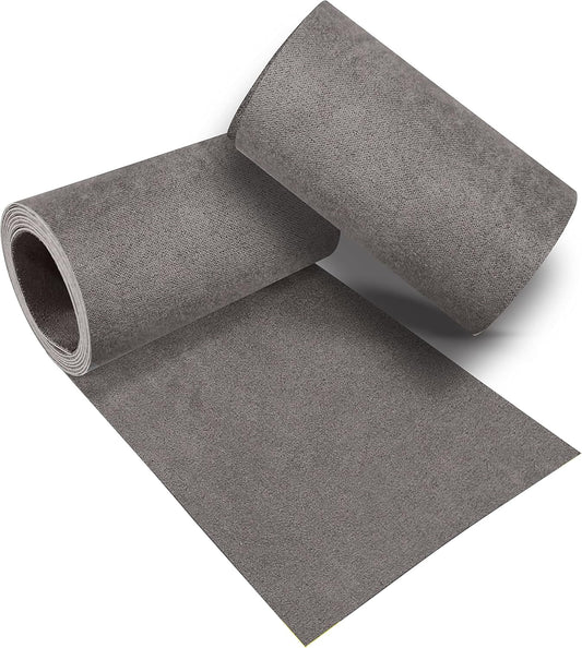 Velvet Repair Patch, Self-Adhesive Flannel Fabric Patch, Multi Colors, Microfiber Patch，Can be Used to Patch Sofas, Car Seats, Handbags, Jacket Holes and Tears (Khaki Grey)