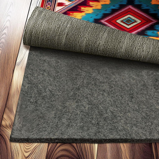 Nevlers 3x5 Rug Pad Non Slip Rug Stoppers to Prevent Sliding | Rug Grippers for Area Rugs on Hardwood Floors & Hard Surfaces | 1/4" Thick Dual Layer Felt & Rubber No Slip Rug Grip Pad & Carpet Gripper