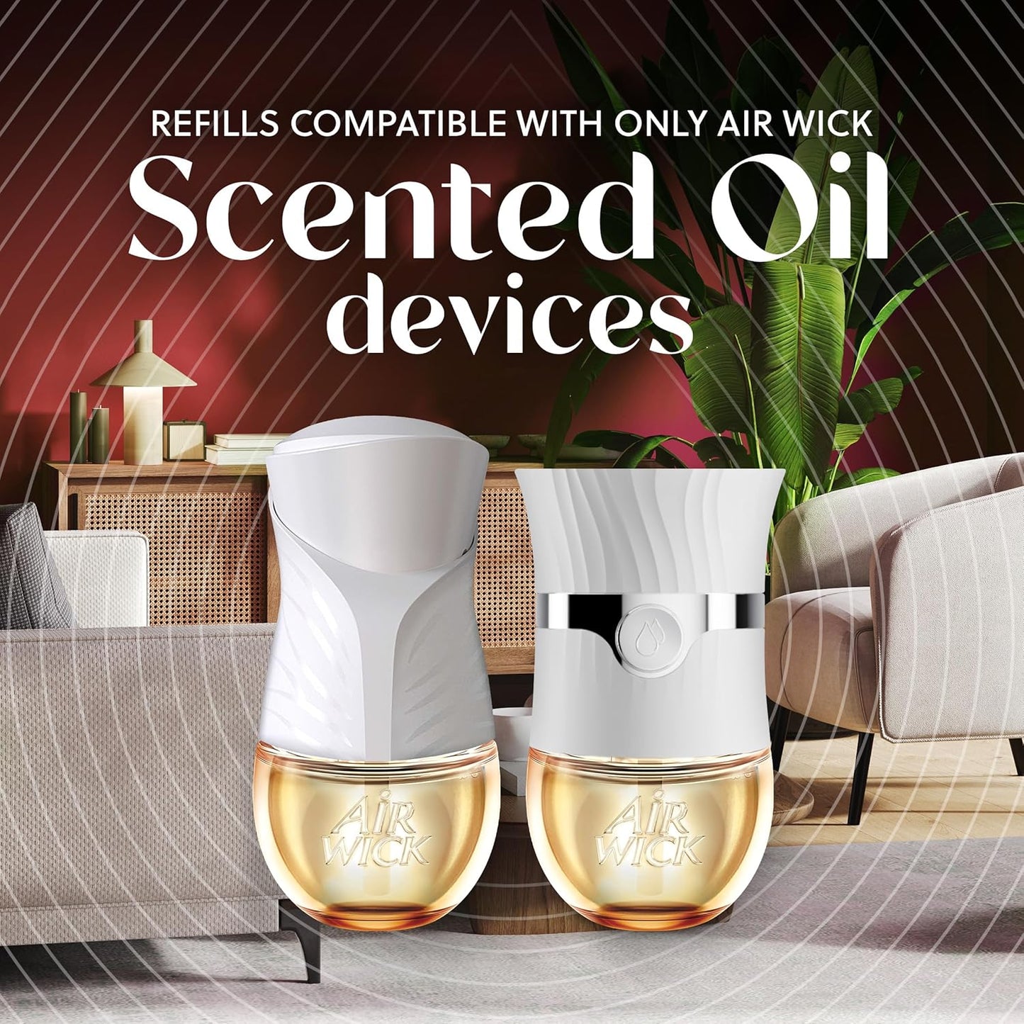 AIR WICK Scented Oil - Vibrant Refill Wild Strawberry & Poppy 5 ct.