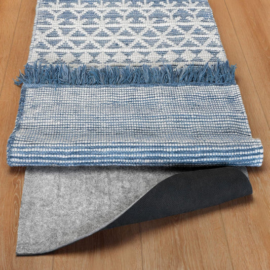 RUGPADUSA - Dual Surface - 2'6" x 9' - 1/8" Thick - Felt + Rubber - Non-Slip Backing Rug Pad - Adds Low-Profile Comfort and Protection