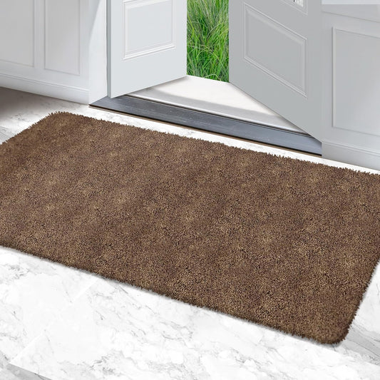 Premium Microfiber Indoor Door Mat – 36"x72" Washable Entry Mat, Non-Slip, Waterproof Backing, Super Absorbent, Low Profile Entryway Doormat for Indoor Entrance