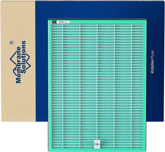 Membrane Solutions MSA3/MSA3S Genuine Pet Odor Removal Air Purifier Filter Replacement 1 Pack, Upgraded 4-in-1 H13 True HEPA Filter with OdallerPure Technology