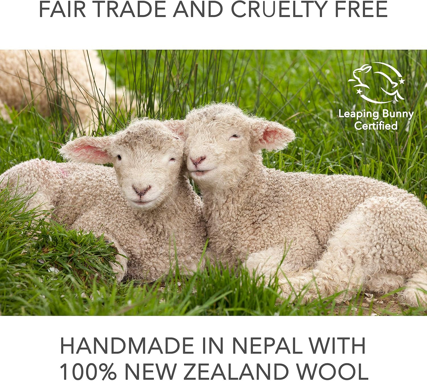 Friendsheep Wool Dryer Balls, Organic Reusable Fabric Softener Alternative for Laundry, Handmade, Fair Trade, Hypoallergenic, Eco-Friendly, Plastic-Free (6 Pack XL - Lavender Bliss)