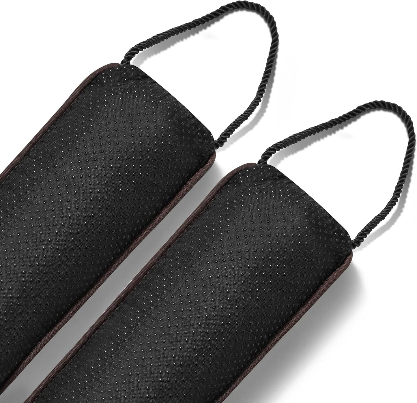 Sunolga 2-Pack 36" Door Draft Stopper Blocks Hot and Cold Air with Removable Washable Cover for Gaps Up to 3", All-Season Seal for Noise, Wind, Door Sweep for Bottom of Door, Home Essentials, Brown