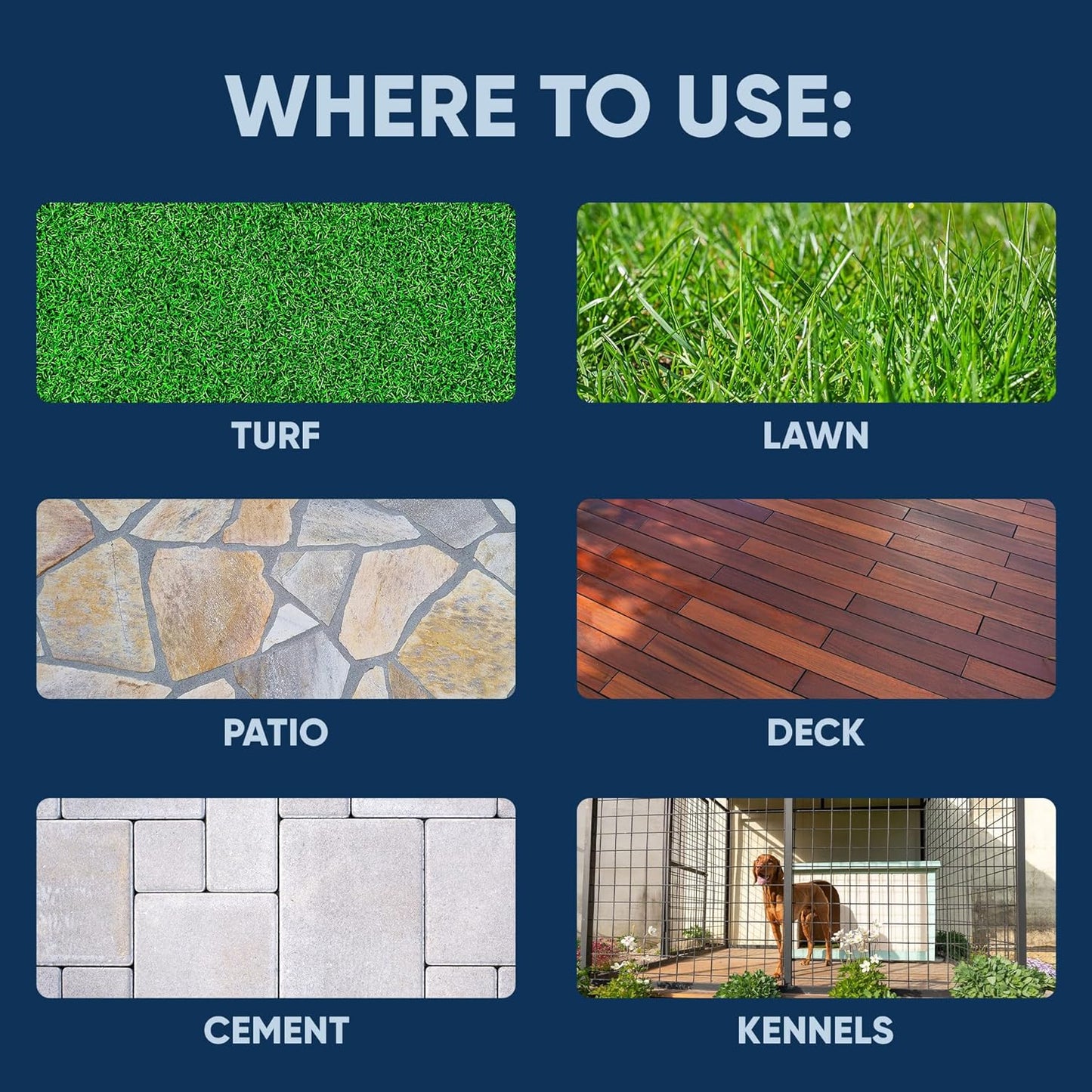 Eco Strong Outdoor Odor Eliminator Outside Dog Urine Enzyme Cleaner Powerful Pet, Cat, Animal Scent Deodorizer | Professional Strength for Yard, Turf, Kennels, Patios, Decks (128 OZ)