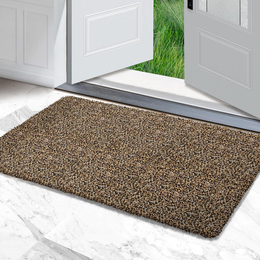 Premium Microfiber Indoor Door Mat – 32"x48" Washable Entry Mat, Non-Slip, Waterproof Backing, Super Absorbent, Low Profile Entryway Doormat for Indoor Entrance