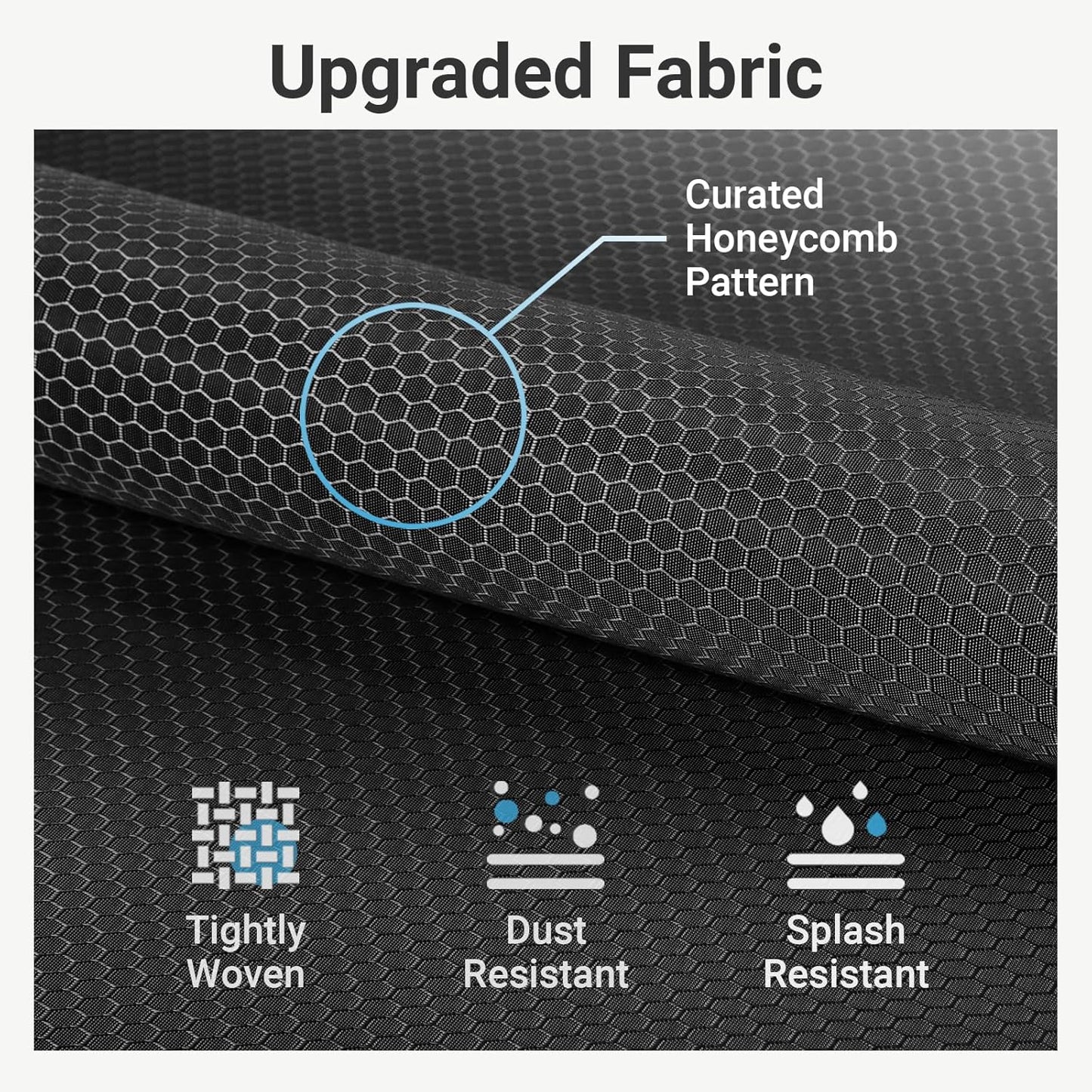 VIPEK V5C Plus Covered Clothes Rack Portable Wardrobe Closet, Heavy Duty Clothes Rack with Adjustable Shelves, Black Metal Clothing Rack with Black Upgarded Polyester Cover, Max Load 1040LBS