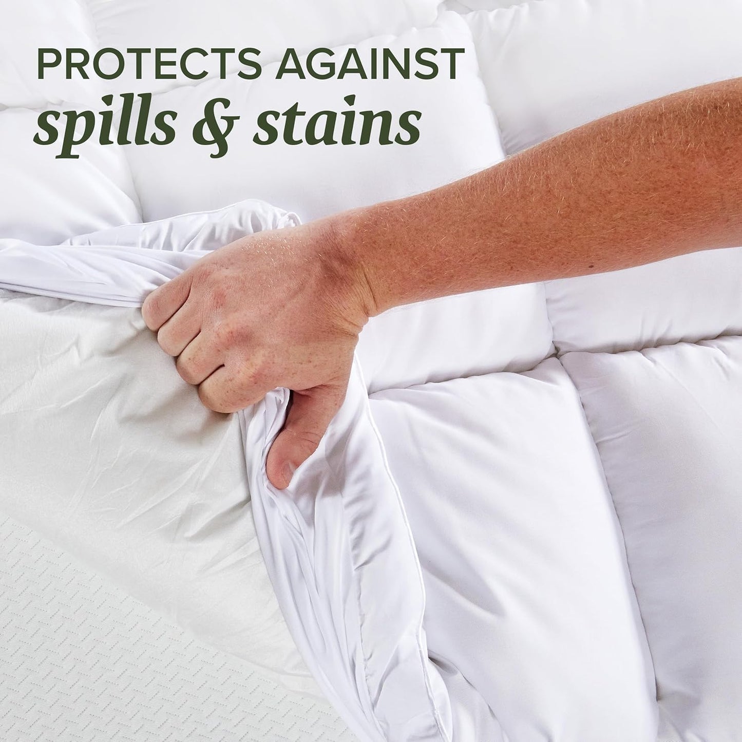 Beckham Hotel Collection California King Size Mattress Pad (Extra Padded) & Protector Hybrid - Quilted Pillow Top Mattress Cover - Thick, Plush, Fitted Mattress Topper for Bed