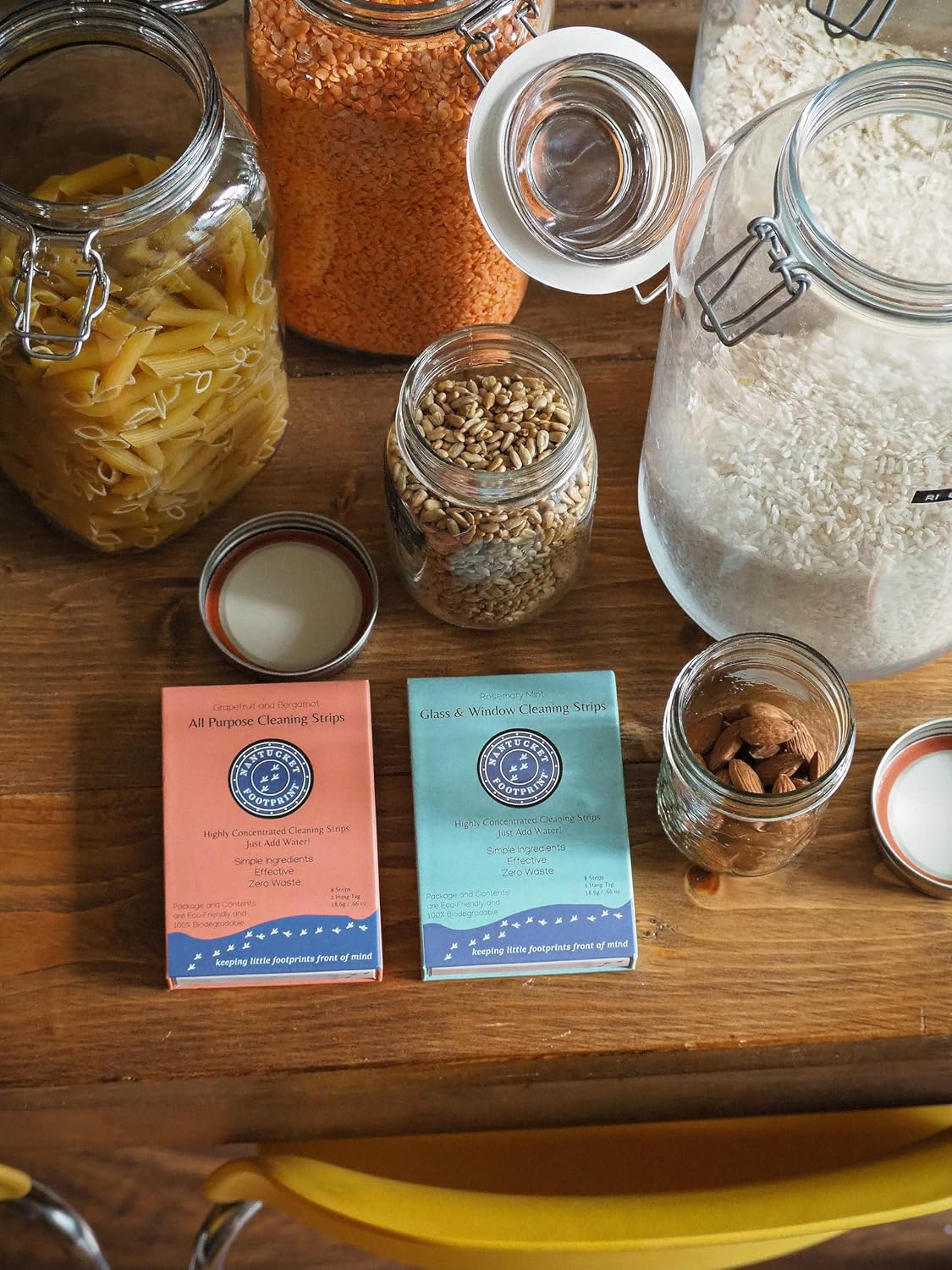 All Purpose Cleaning Spray - 16 oz - Just-Add-Water - 2 Concentrated Cleaning Strips + 16 oz Reusable Glass Spray Bottle