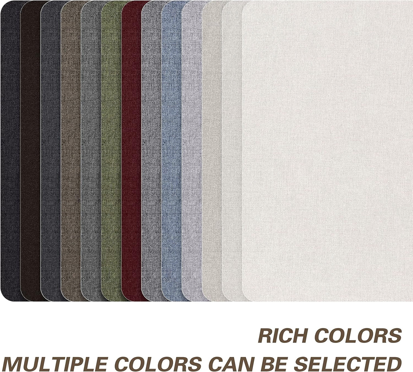 Fine Linen Repair Patches, Self-Adhesive Linen Fabric Patches, 8X11 inch 2 PCS, Multi Color, Can be Used for Linen Sofa Repair and Linen Clothes Repair(Light Grey 3.0,8" x 11"-2PCS)